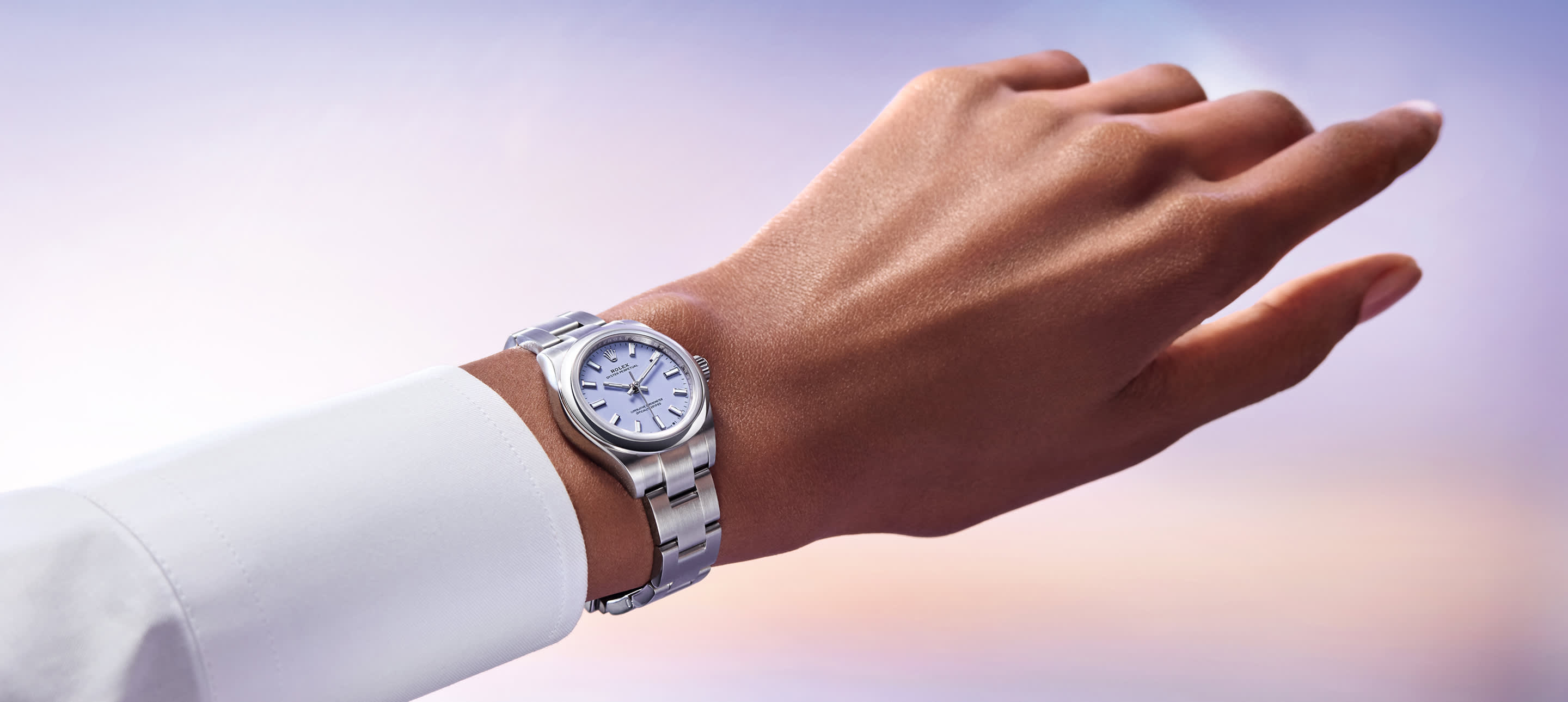 Oyster Perpetual lavender dial