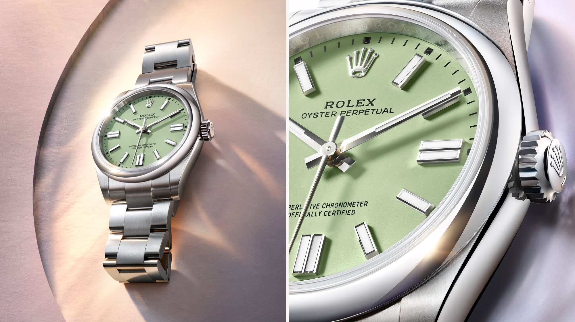Oyster Perpetual green dial