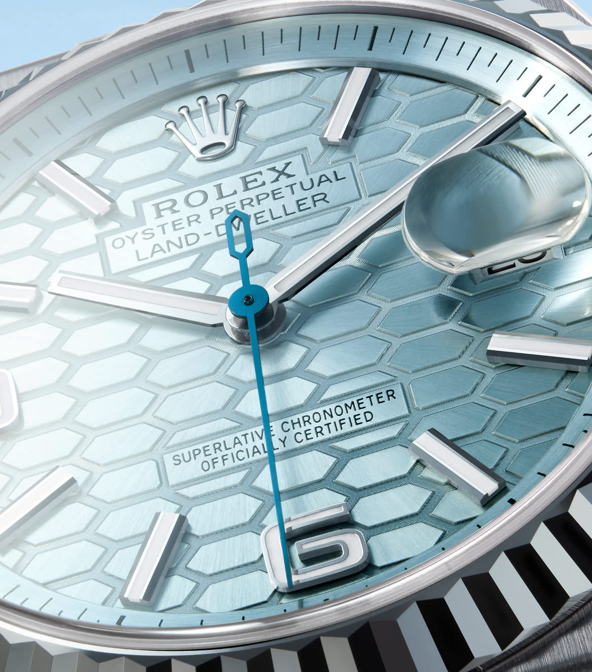 Honeycomb motif dial