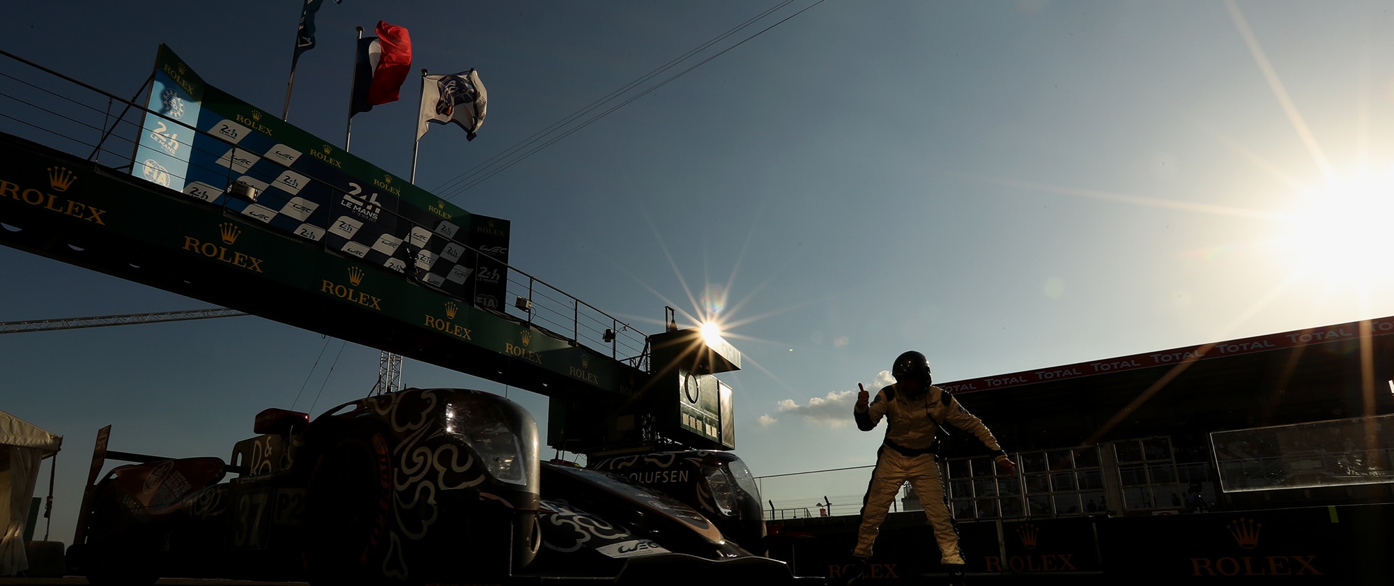 Le Mans start line