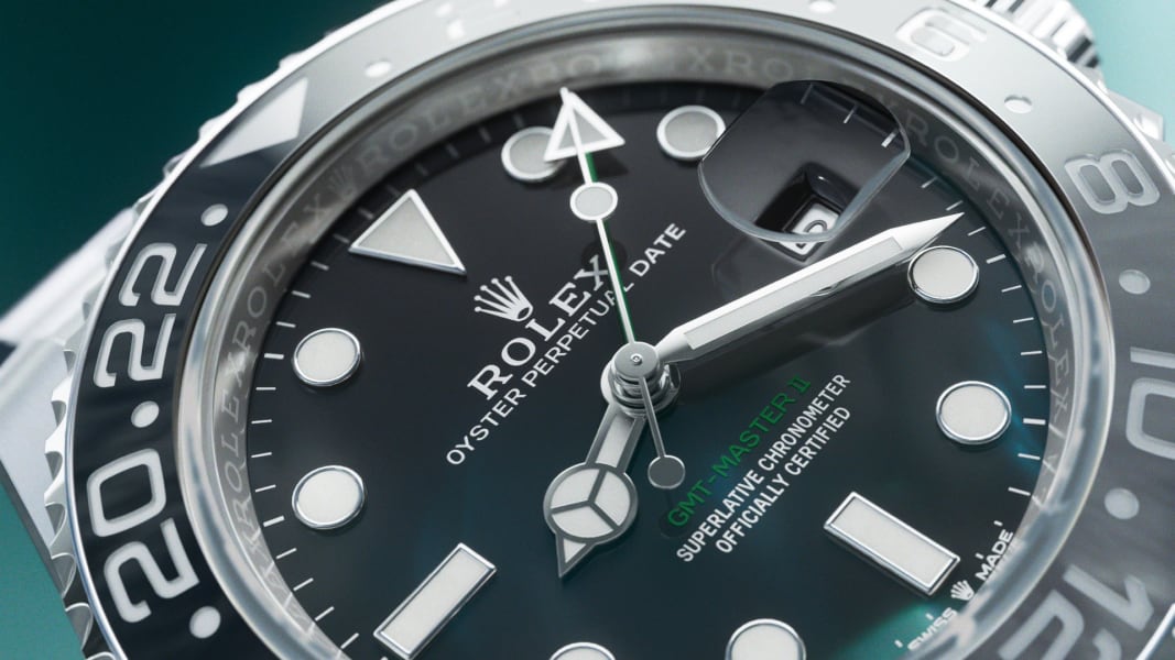 Rolex oyster perpetual date gmt master ii superlative chronometer sale