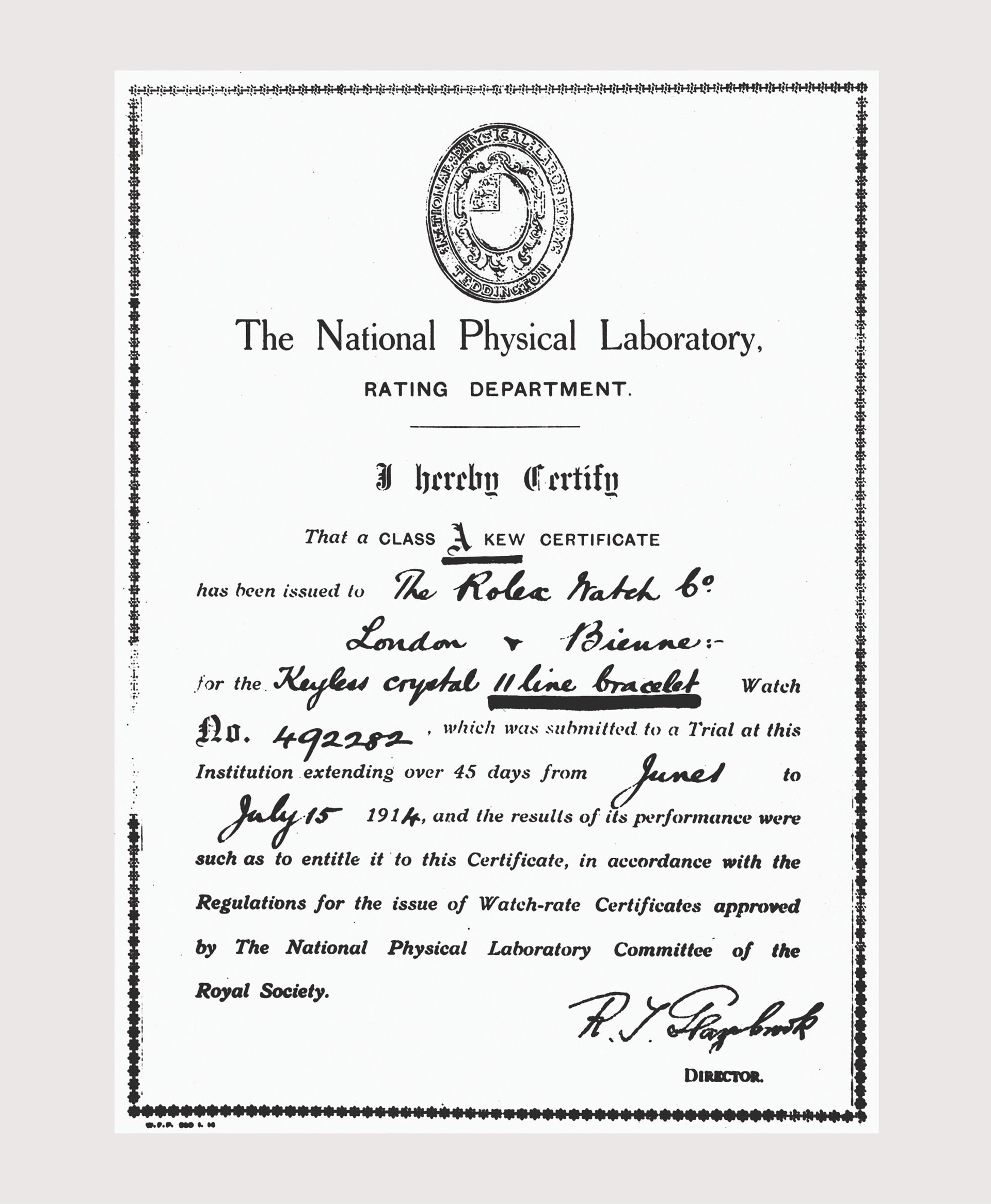 क्यू ऑब्ज़र्वेटरी सर्टिफ़िकेशन