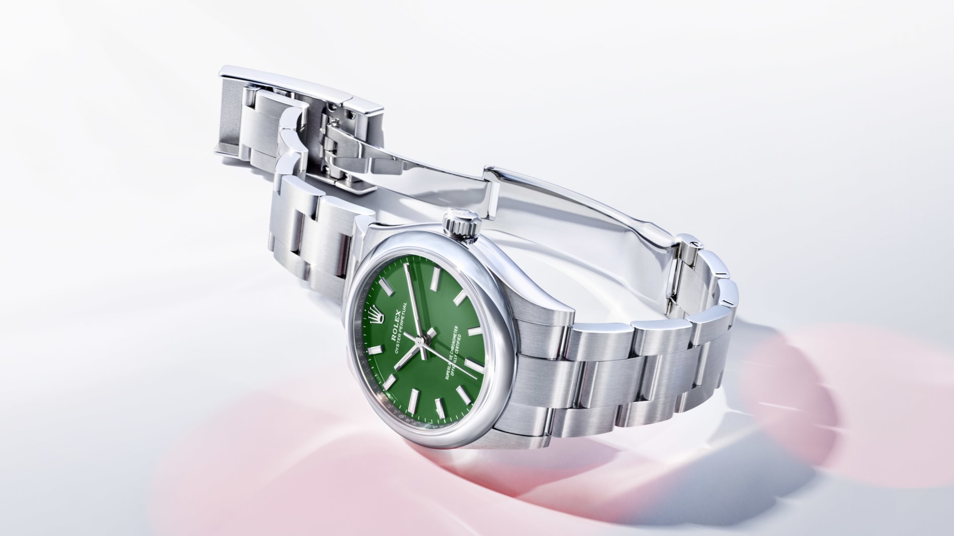 Oyster Perpetual auberginekleurige wijzerplaat