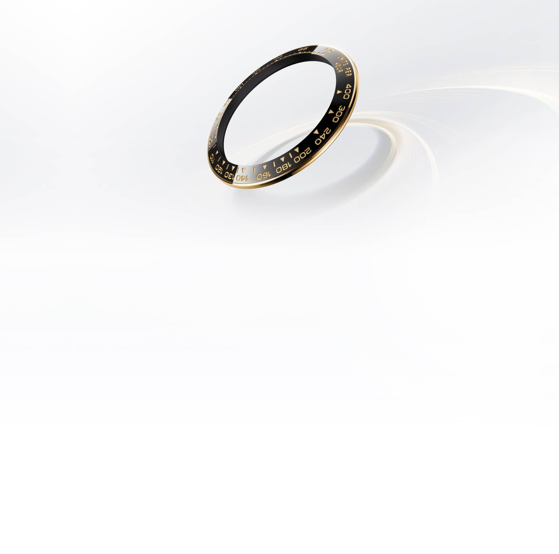 Tachymetric bezel