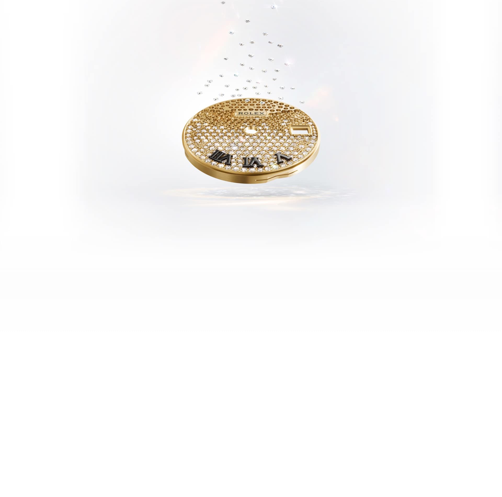 Cadran pavé de diamants