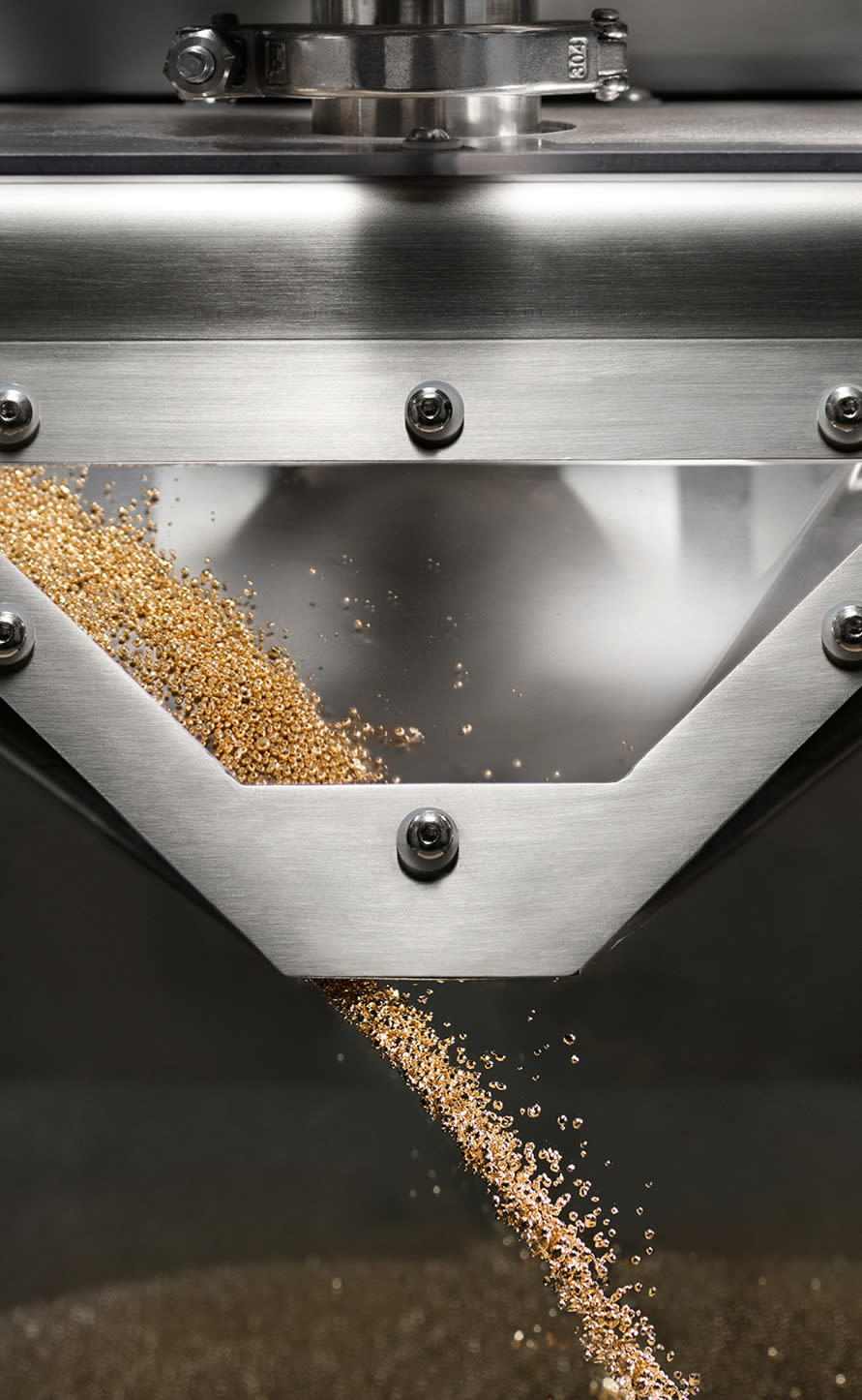 תהליך ייחודי לרכש הזהב ועיבודו