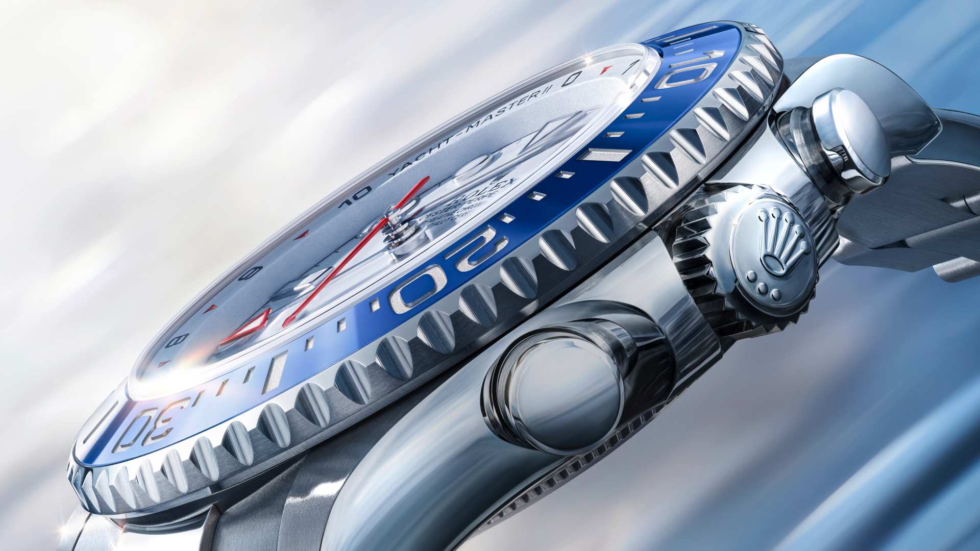 Disque de lunette Cerachrom de la Yacht‐Master II