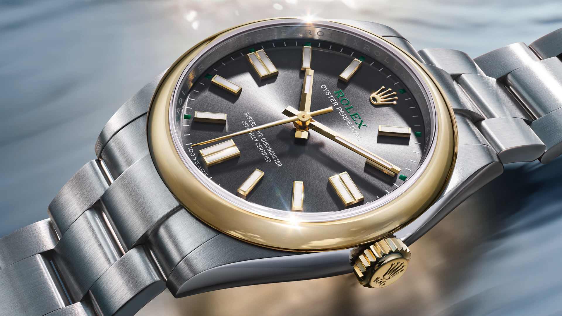 Nouvelle Oyster Perpetual 41 m134303-0001 lunette lisse