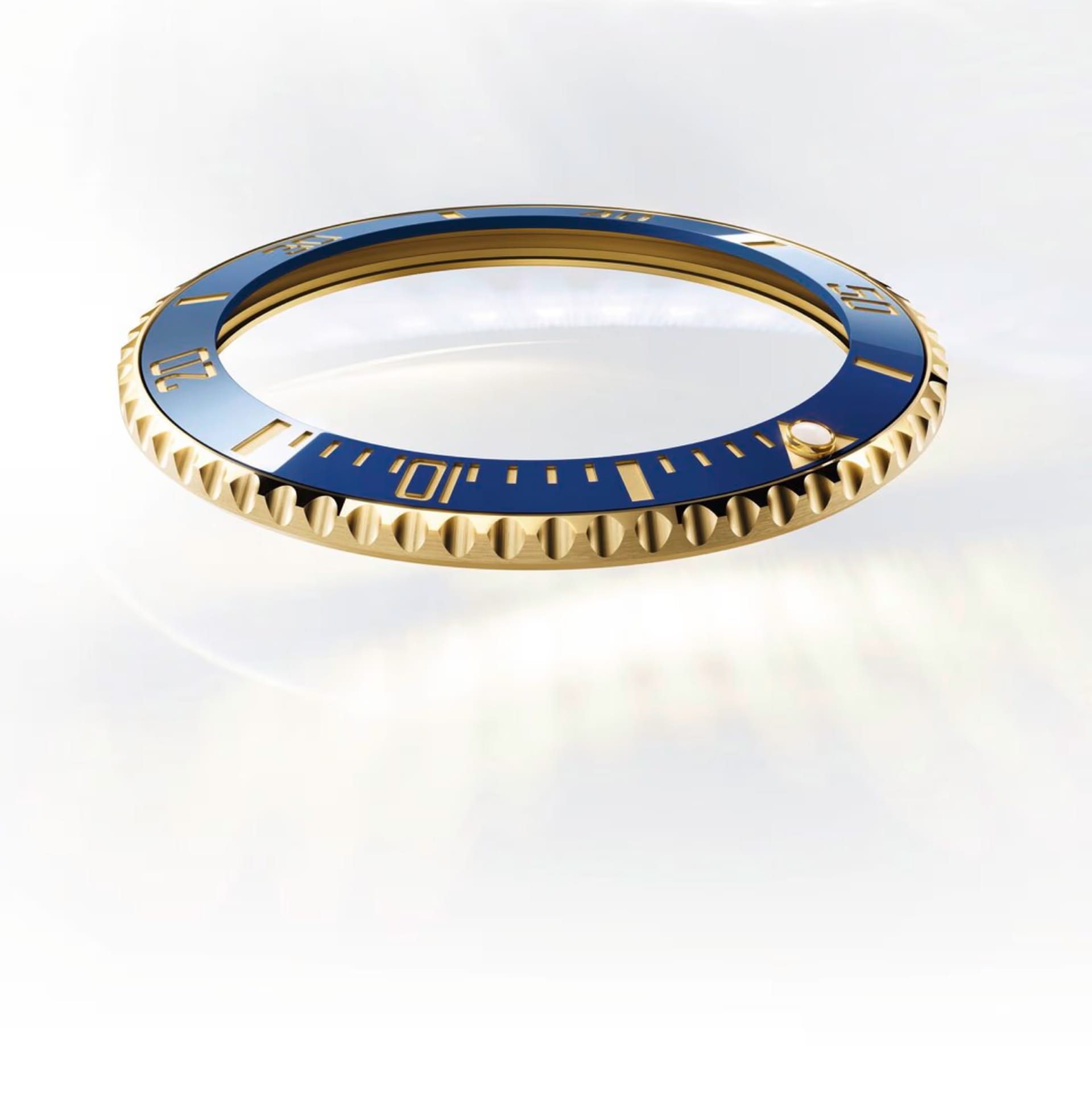Unidirectional rotatable bezel