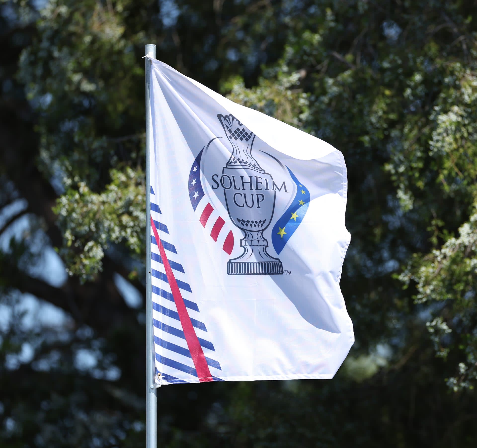 The Solheim Cup flag