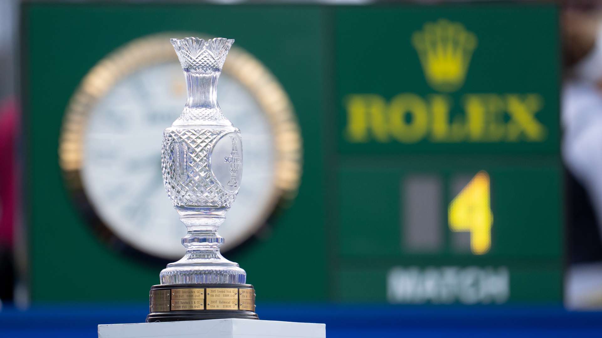 The Solheim Cup trophy