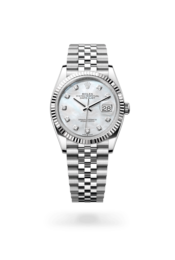 Rolex Datejust 36 White Diamond Dot 126234
