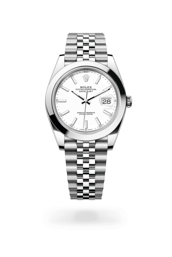 Rolex Datejust 41 Smooth Grey Rhodium – Oyster 126300