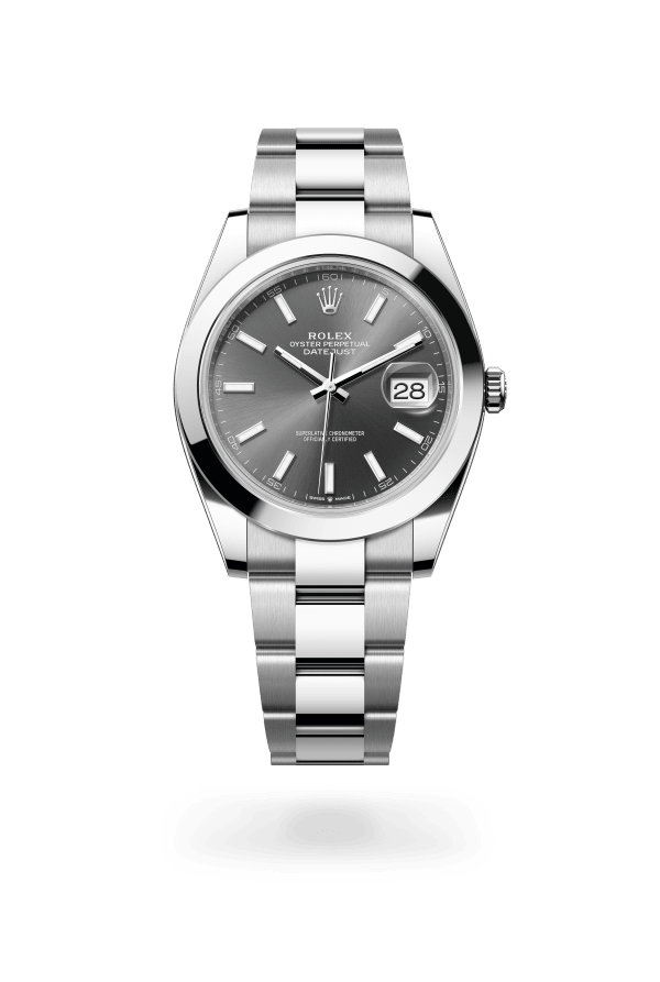 Rolex Datejust 41 Smooth Black – Oyster 126300