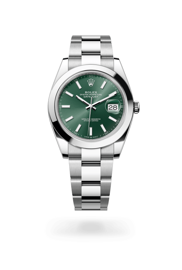 Rolex Datejust 41 Smooth Mint Green Dial – Oyster