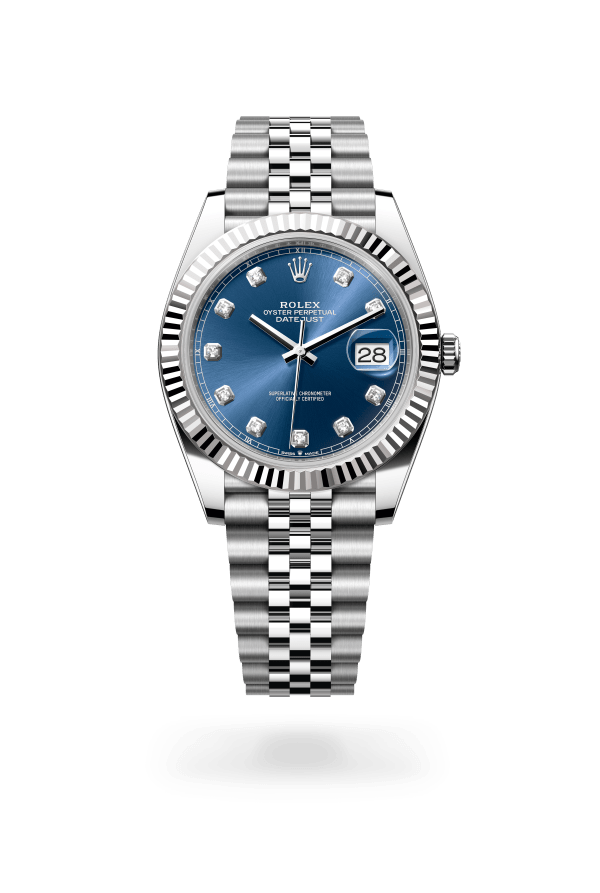 Rolex Datejust 41 Roman Numeral Azzurro 126334