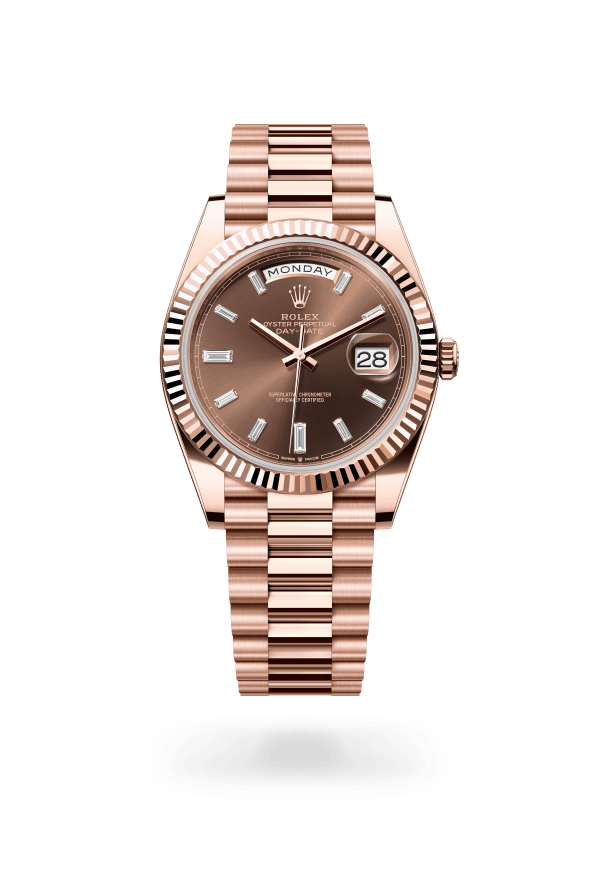 Rolex Day-Date 40 Rose Gold Eisenkiesel RBR 228235