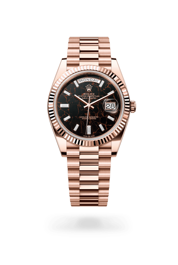 Rolex Day-Date 40 Rose Gold White Dial 228235