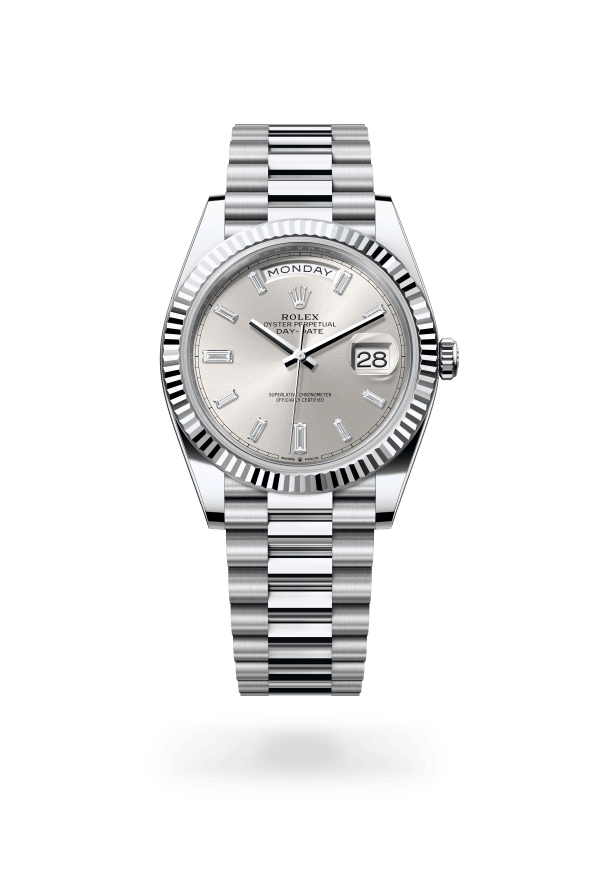 Rolex Day-Date 40 Platinum Smooth Dial 228236