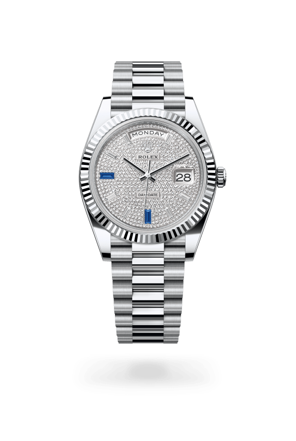 Rolex Day-Date 40 Platinum Blue TBR 228236