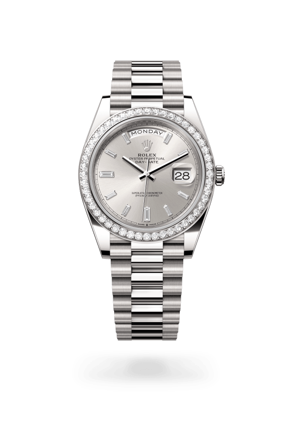 Rolex Day-Date 40 White Gold DD2 Diamond Dot 228349RBR