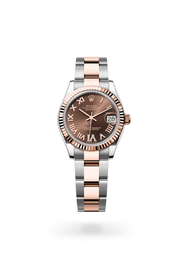 Rolex Datejust 31 Steel & Rose Diamond Dot 278271