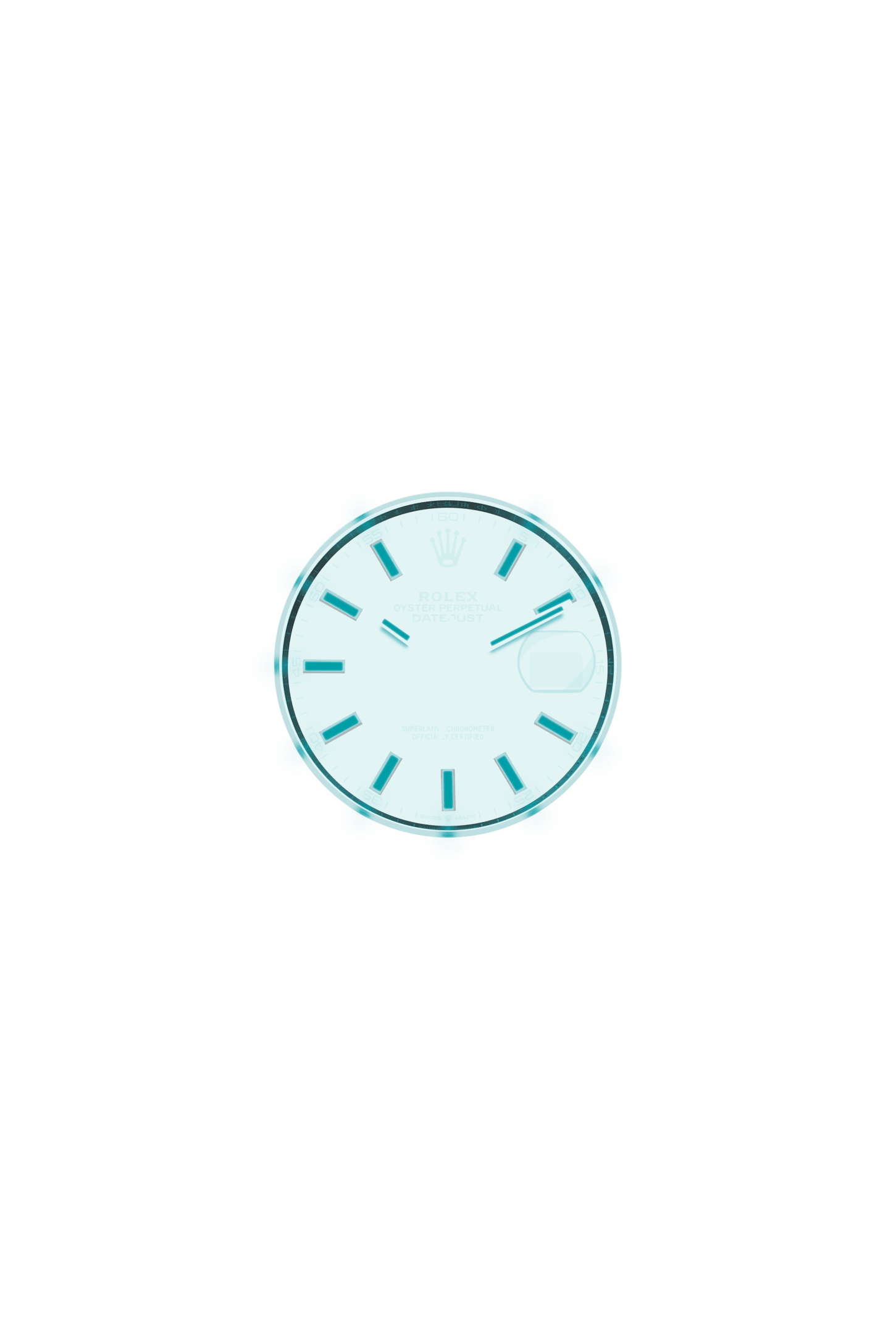 日志型 41, 蚝式，41毫米，蚝式钢, 表盘 : 渐变绿色, Rolex