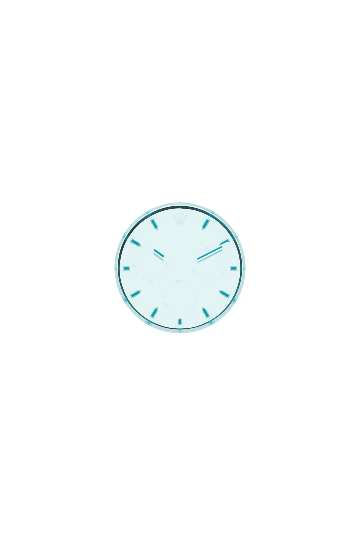 Cosmograph Daytona, Oyster, 40 mm, platinum, Dial : Ice blue, chestnut brown counter rings, Rolex