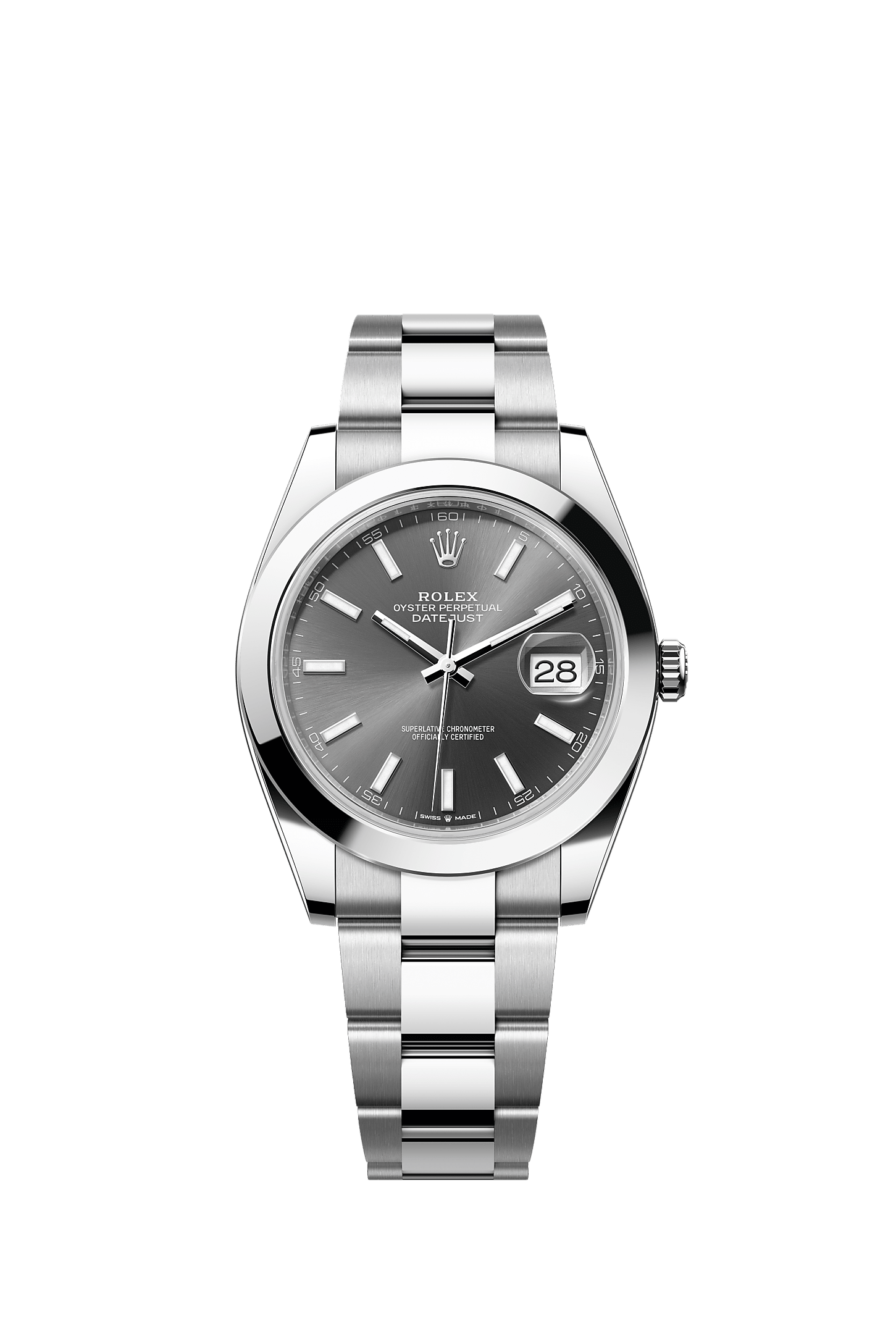 Datejust 41, Oyster, 41 mm, Oystersteel, Dial : <i>Slate</i>, Rolex