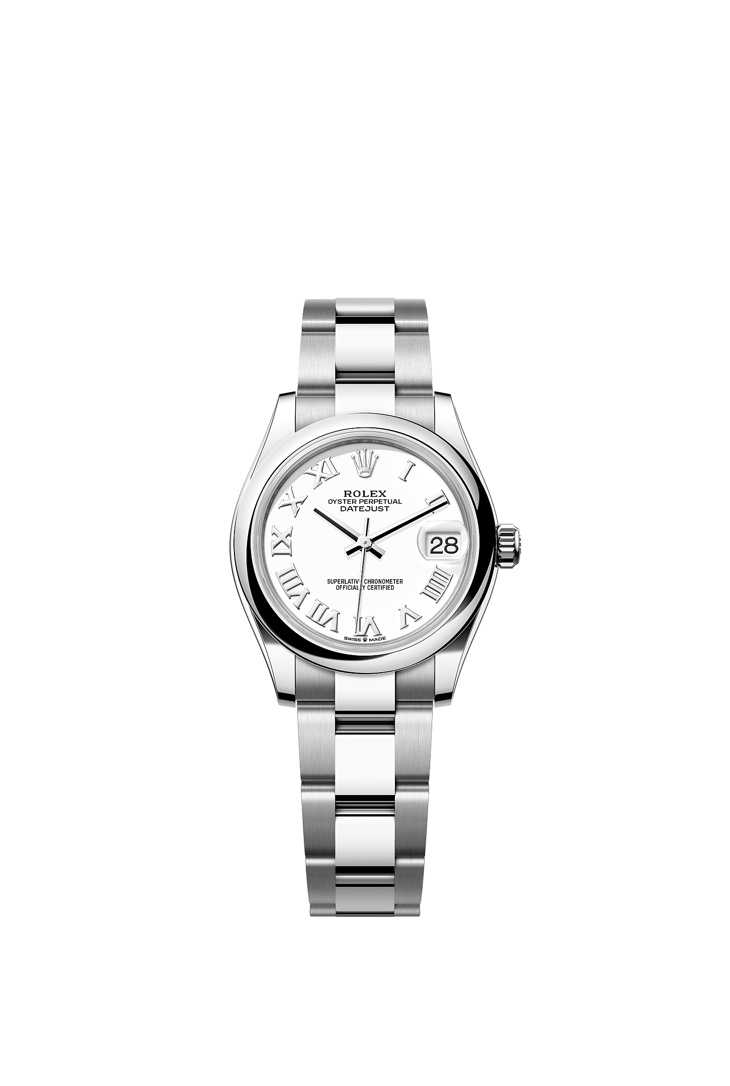 Datejust 31, Oyster, 31 mm, Oystersteel, Dial : White, Rolex