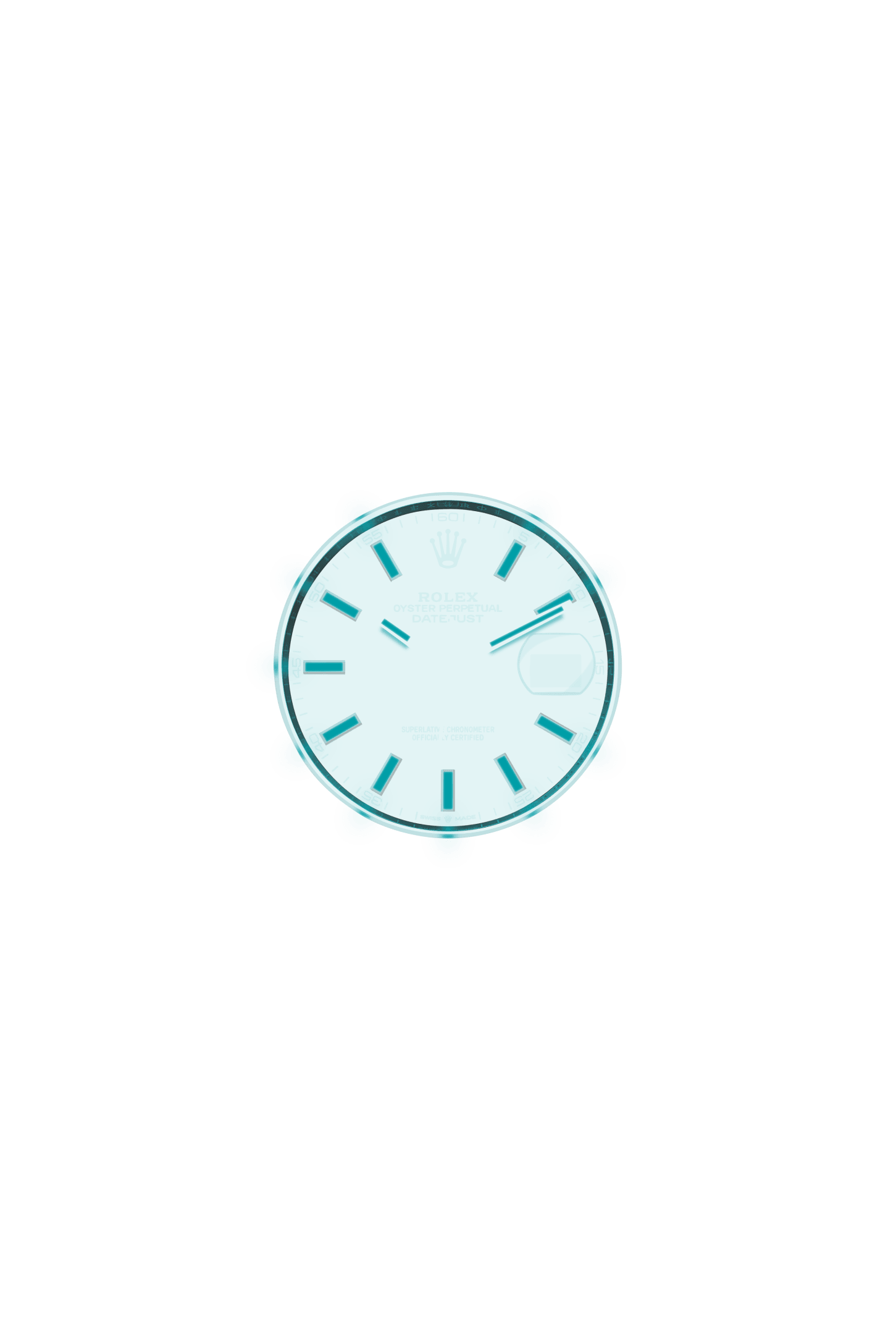 Datejust 41, Oyster, 41 mm, acier Oystersteel, Cadran : Bleu vif, Rolex