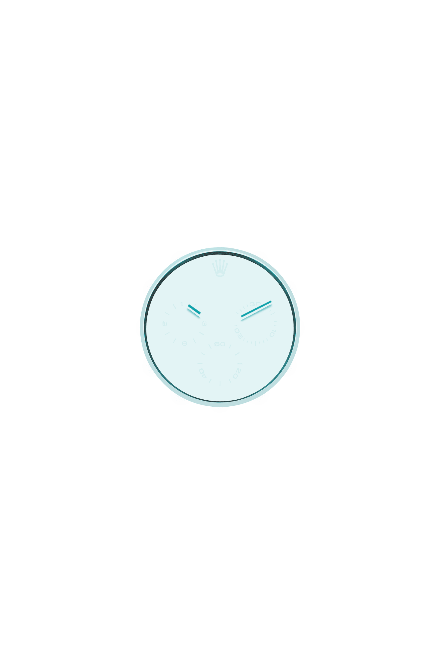 Cosmograph Daytona, Oyster, 40 mm, platinum, Dial : Ice blue, chestnut brown counter rings set with diamonds, Rolex