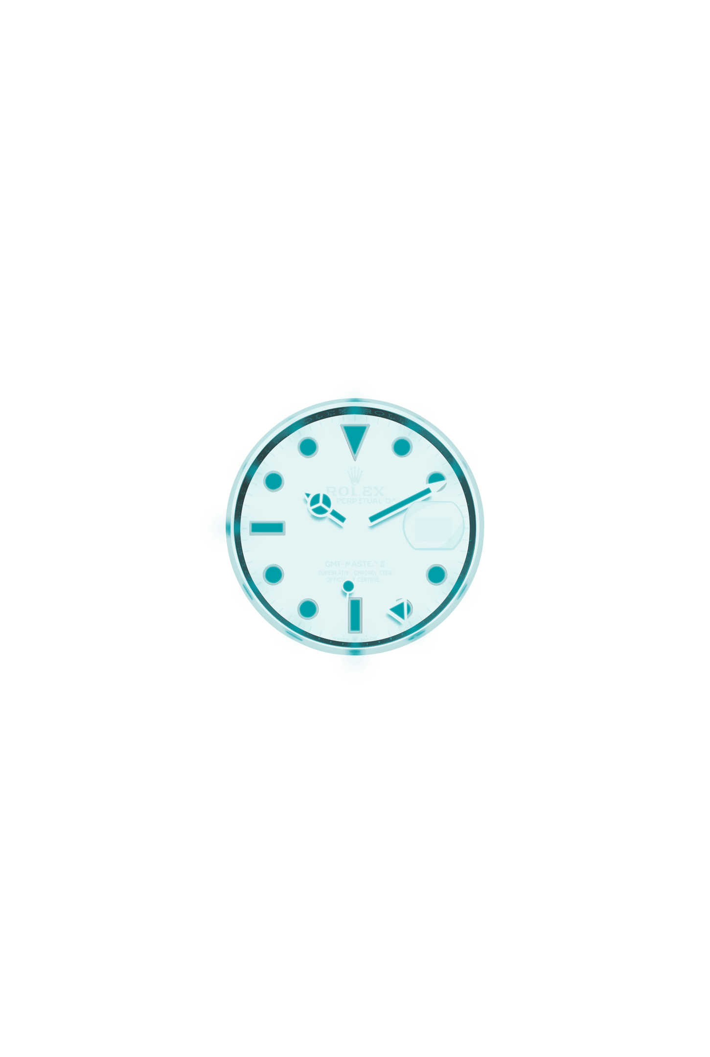 جي إم تي ماستر II, أويستر، ٤٠ مم، من الذهب الأصفر, المينا : نمر الحديد, Rolex