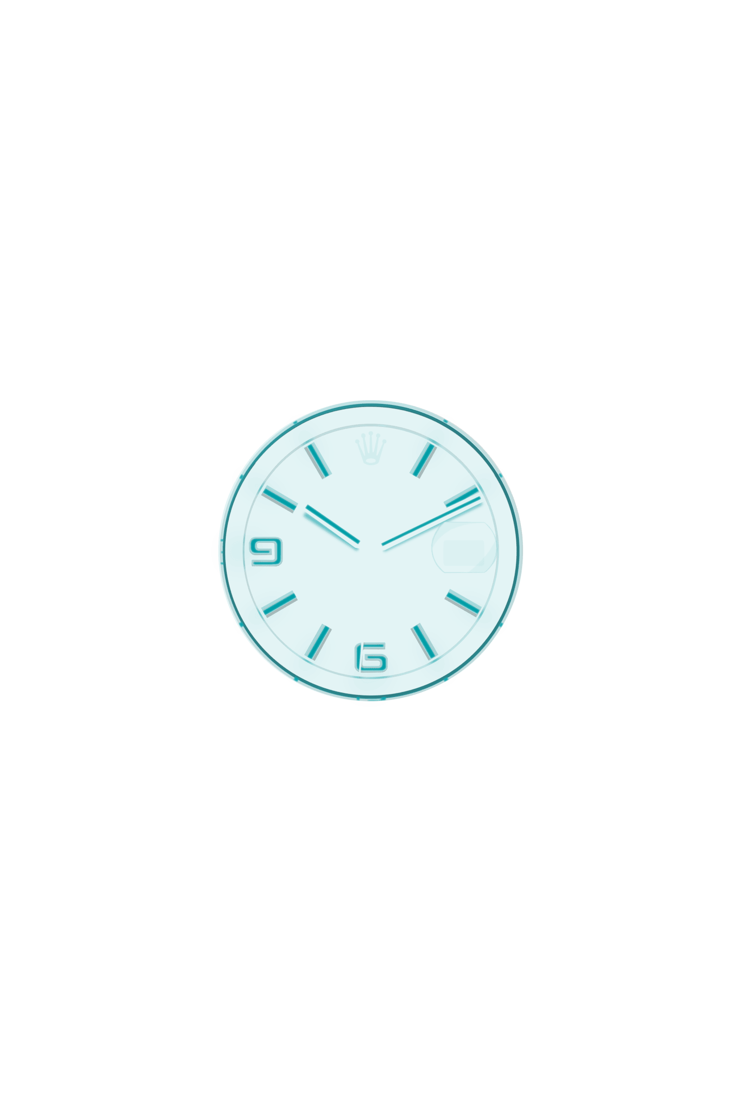 लैंड-ड्वेलर 40, ऑयस्टर, 40 मिमी, प्लैटिनम, डायल : आइस नीला, हनीकॉम्ब (मधुकोश) मोटिफ़, Rolex