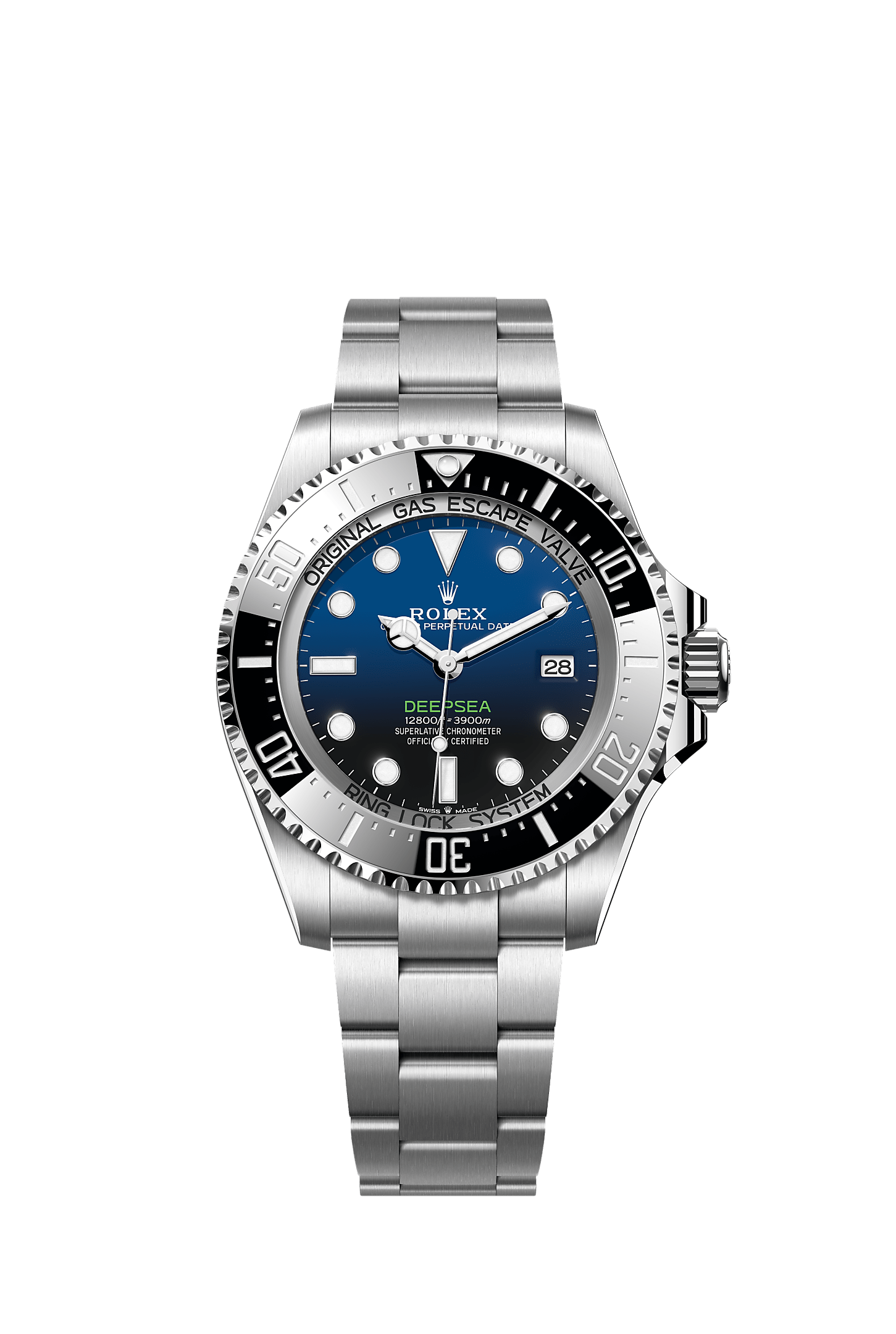Rolex Deepsea, Oyster, 44 mm, Oystersteel çelik, Kadran : D-blue, Rolex