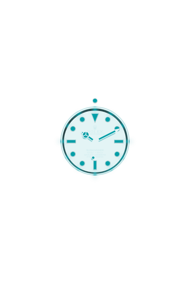 Rolex公式サイトのSubmariner夜光表示