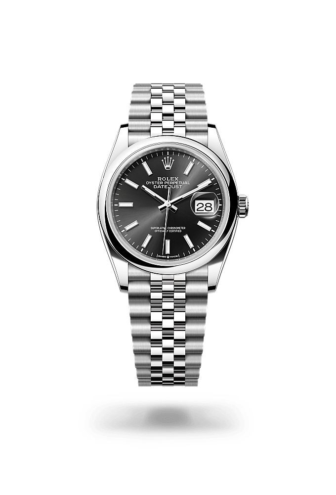Rolex Datejust 36 Uhr: Edelstahl Oystersteel – m126200-0005