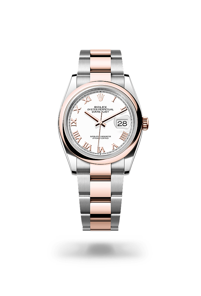 Rolex Datejust 41 watch: Oystersteel and Everose gold - m126301-0015