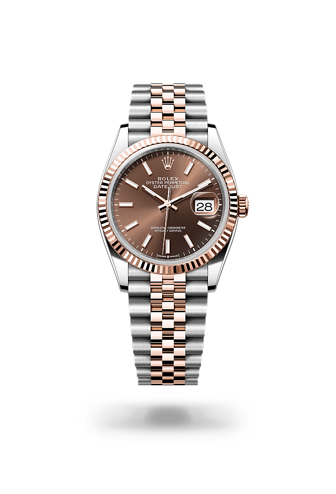 Rolex Datejust 36 watch: Oystersteel and Everose gold - m126231-0019