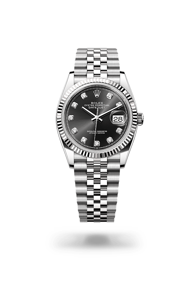 Rolex Lady-Datejust watch: Oystersteel and white gold - m279174-0015