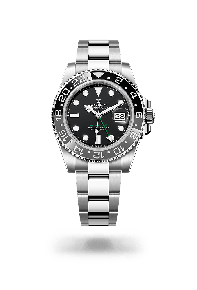 Rolex GMT-Master II Uhr: Edelstahl Oystersteel – m126710grnr-0003