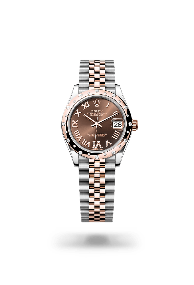 Rolex Datejust 31 watch: Oystersteel and Everose gold - m278341rbr 
