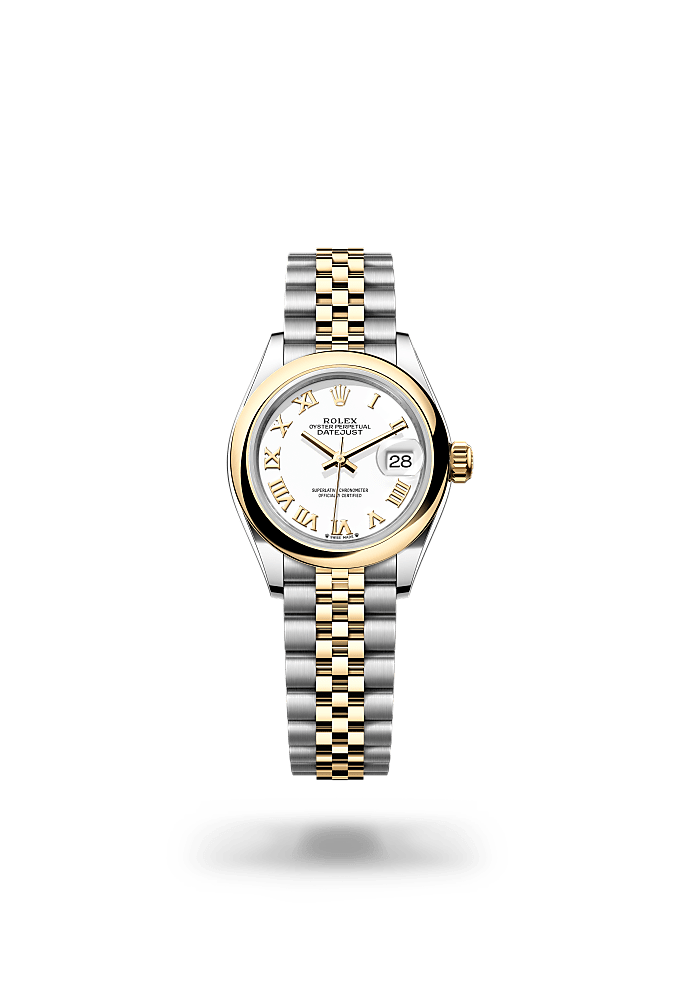 Rolex Lady-Datejust watch: Oystersteel and Everose gold - m279161-0009
