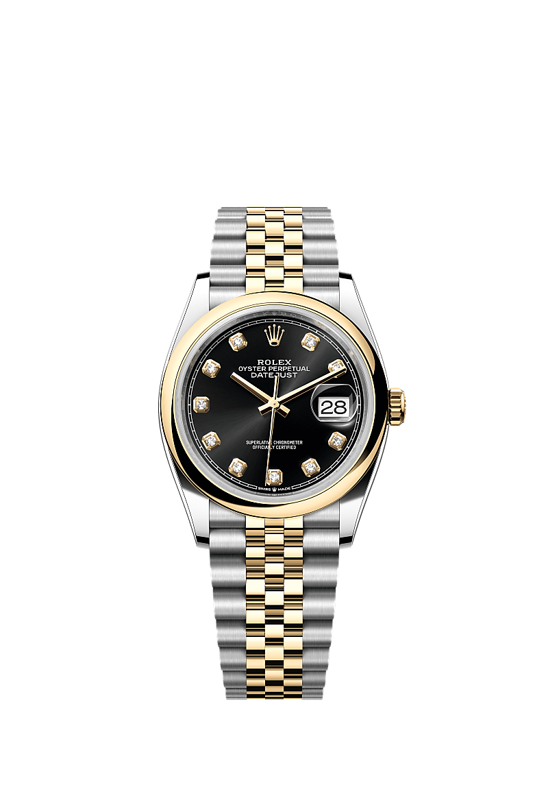 Bright black set with diamonds, Jubilee