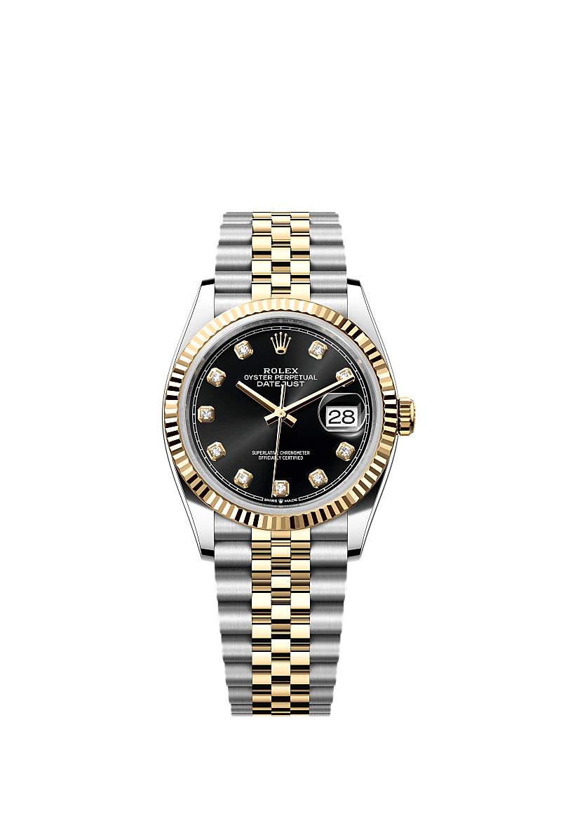 Bright black set with diamonds, Jubilee