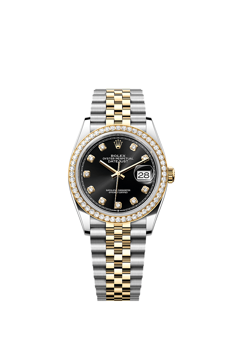 Bright black set with diamonds, Jubilee