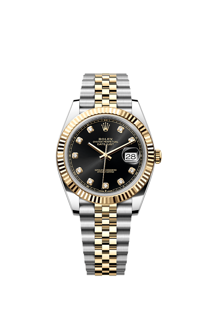 Bright black set with diamonds, Jubilee