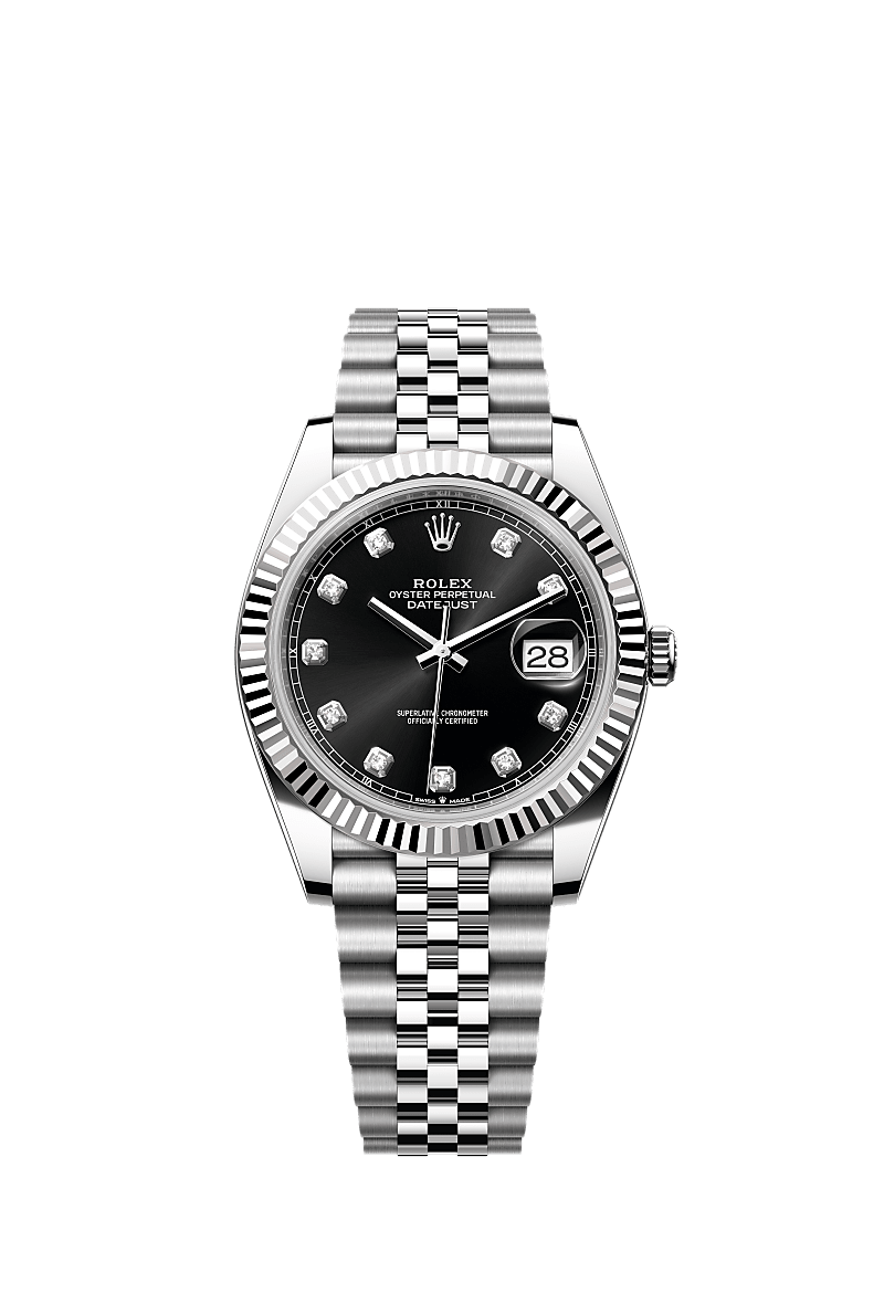 Bright black set with diamonds, Jubilee