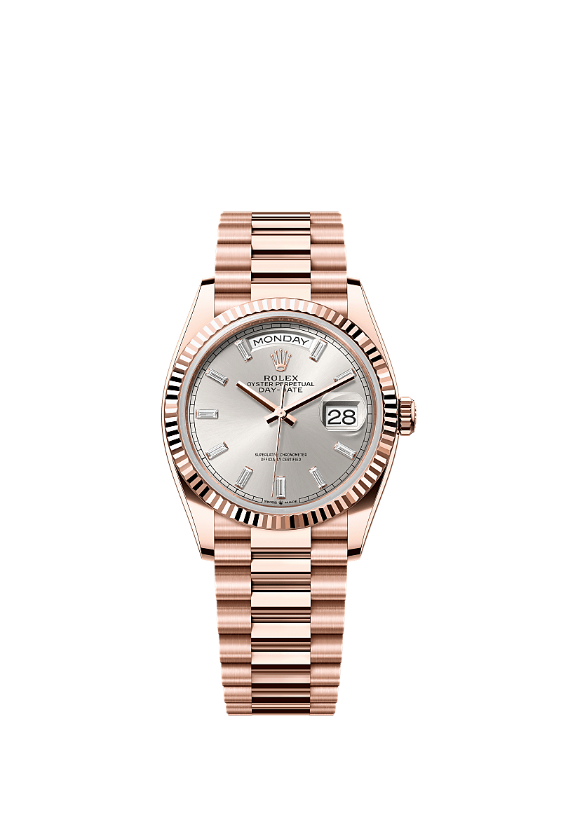 Silver set with diamonds