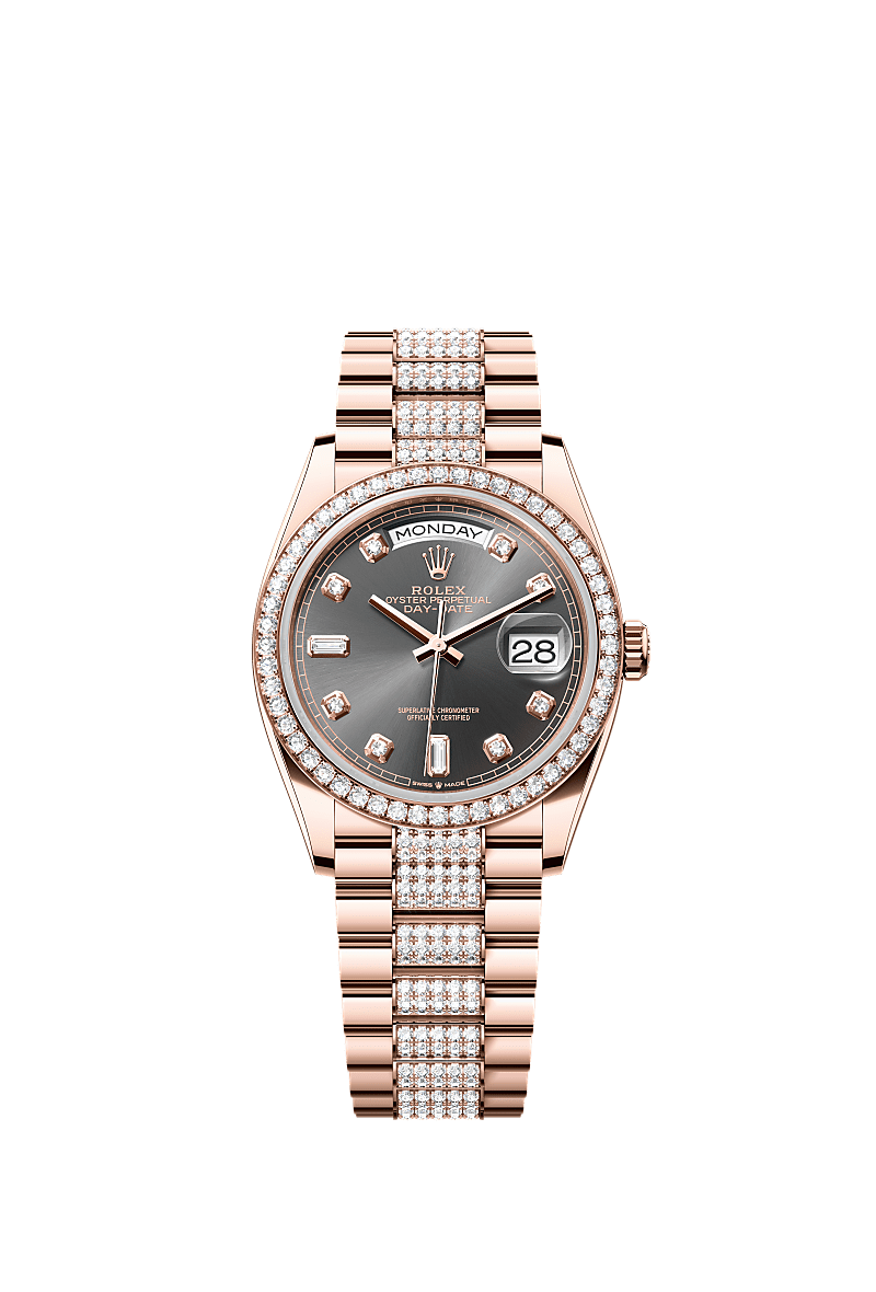 Slate set with diamonds, Diamond-set President